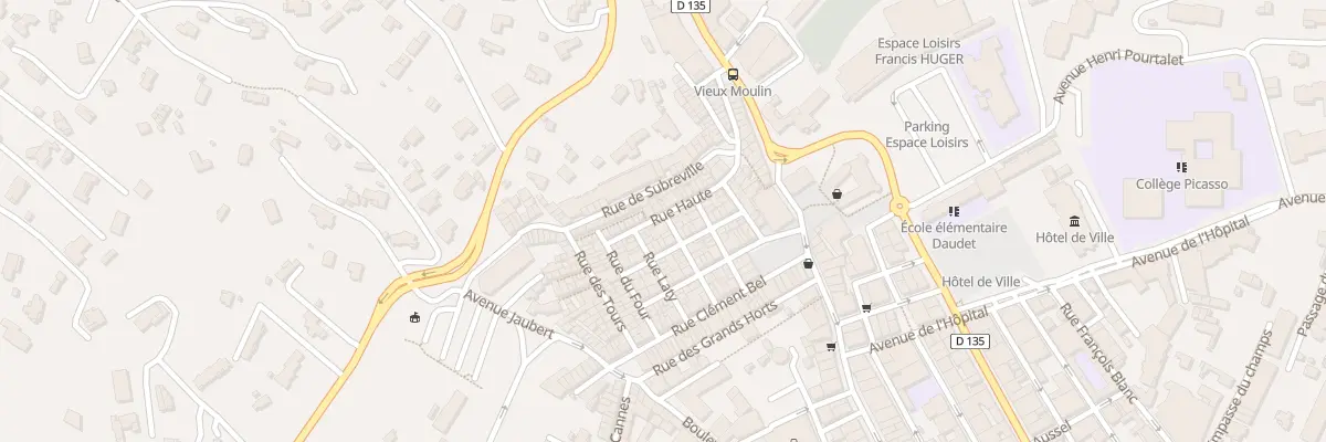 Plan du 23 Rue Haute à Vallauris