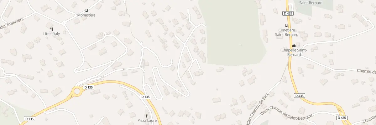 Plan du 290H Rte de Grasse à Vallauris