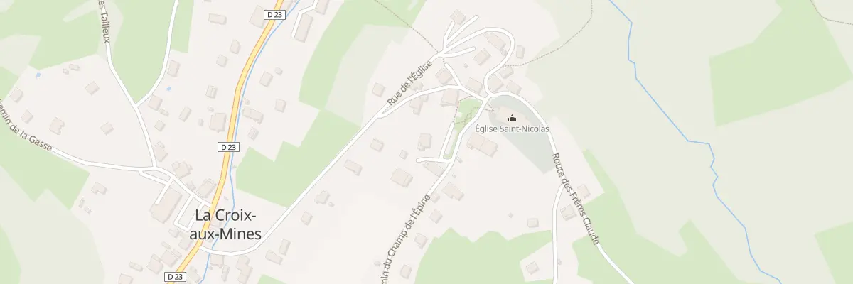 Plan du 10 Che du Champ de l’Epine à La Croix-aux-Mines