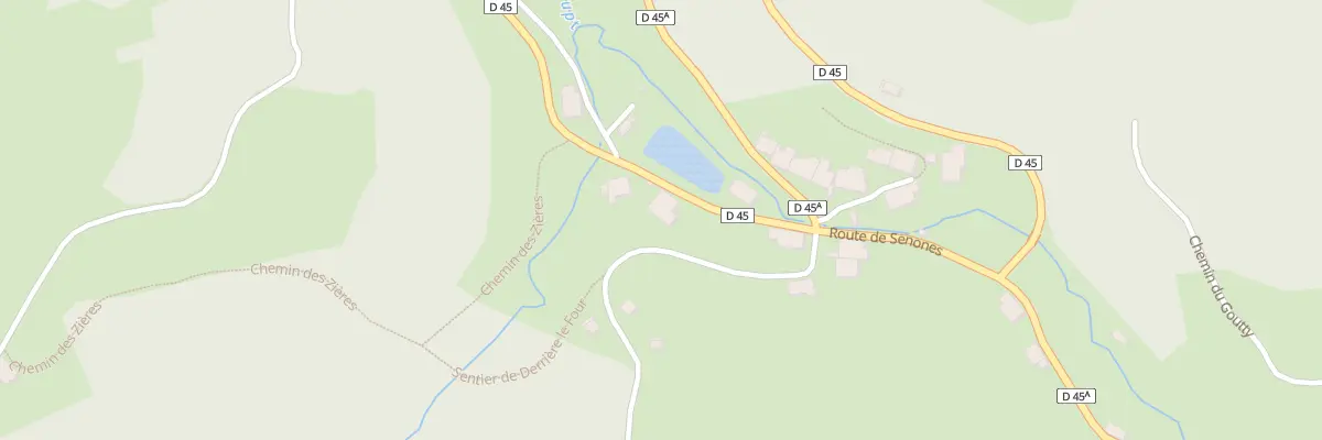 Plan du 5 Rte de Chatas à Grandrupt