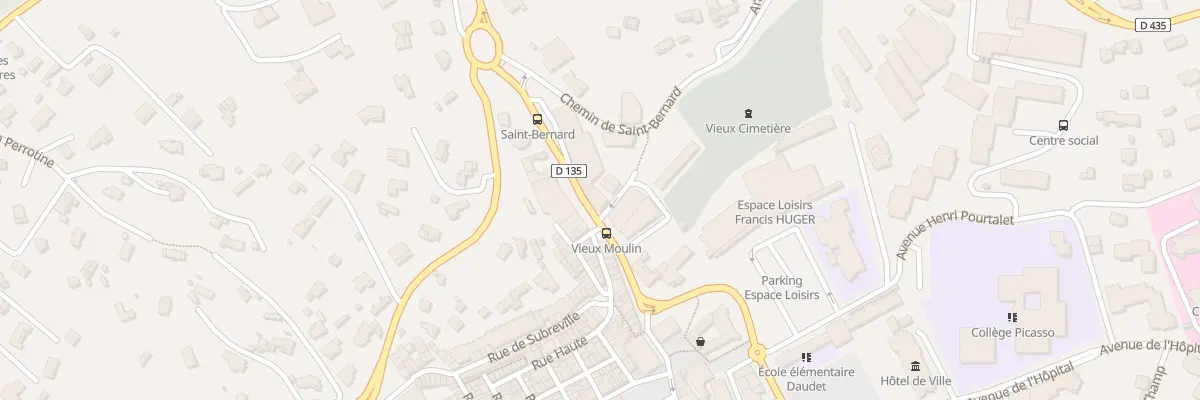 Plan du 1 Che Vieux de Biot à Vallauris