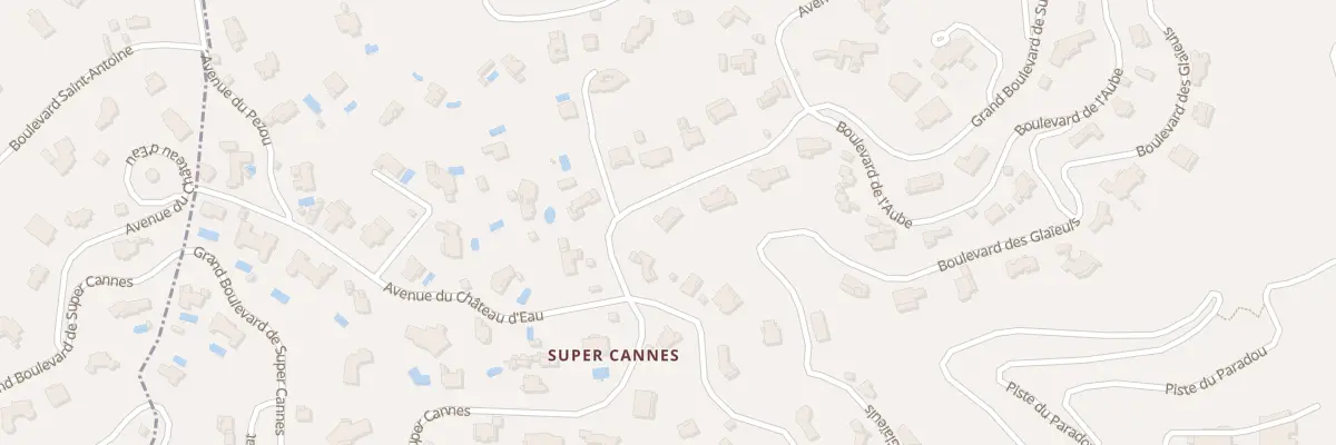 Plan du 2809 Bd Grand du Super Cannes à Vallauris