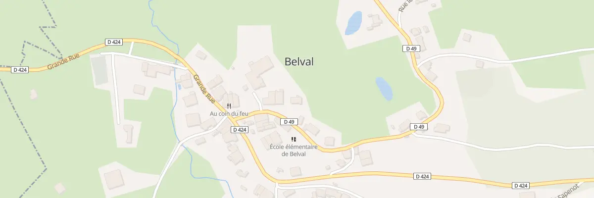Plan du 7 Rue de la Mairie à Belval