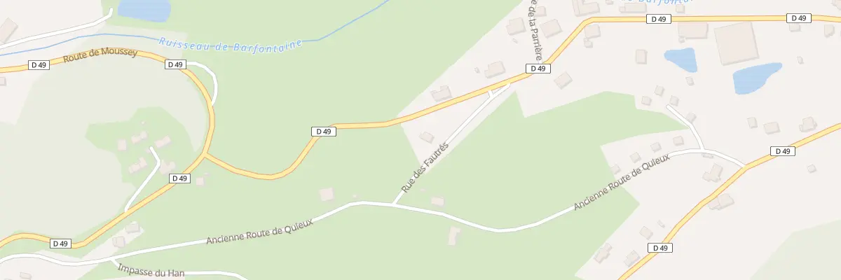Plan du 1B La Parriere au Saulcy