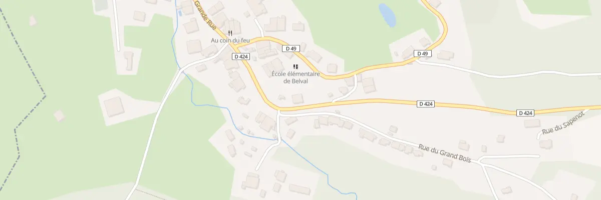 Plan du 31 Gr Grande Rue à Belval