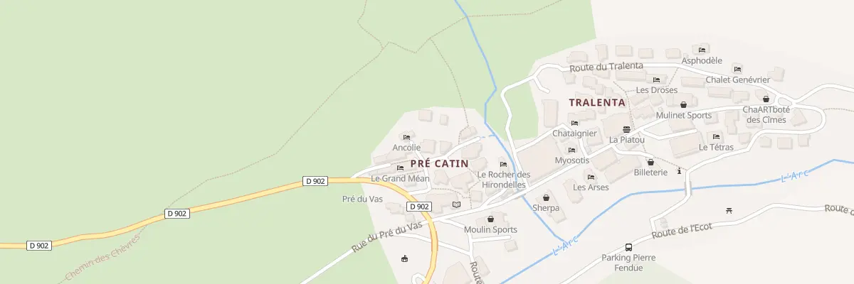 Plan du 5219 Pres Catin à Bonneval-sur-Arc