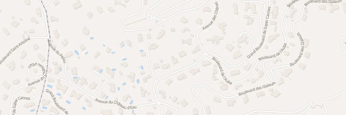 Plan du 2738 Bd Grand du Super Cannes à Vallauris