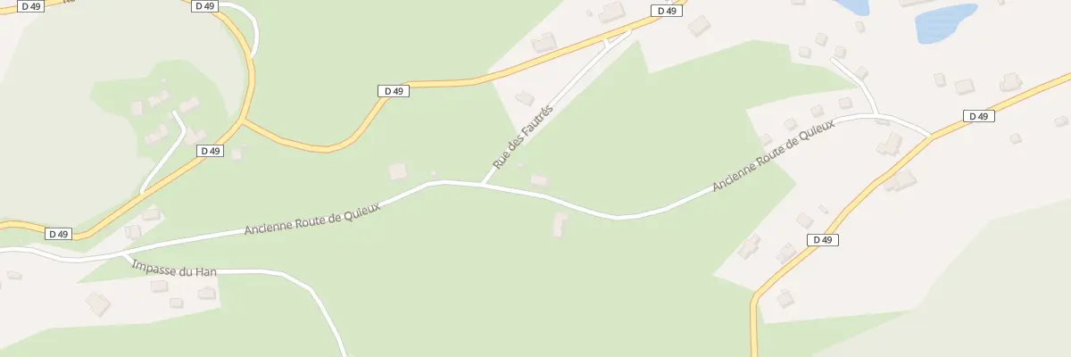 Plan du 2 Quieux au Saulcy