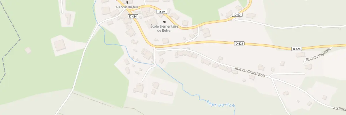 Plan du 4 Rue du Grand Bois à Belval