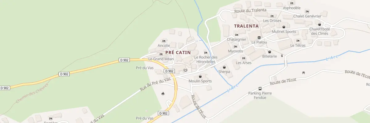 Plan du 30 Imp du Pré Catin à Bonneval-sur-Arc