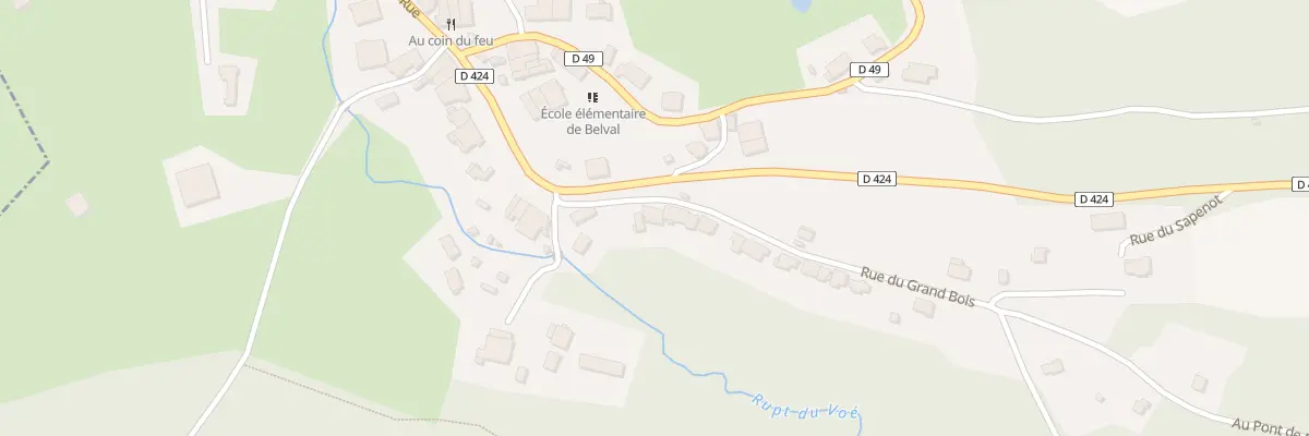 Plan du 6 Rue du Grand Bois à Belval