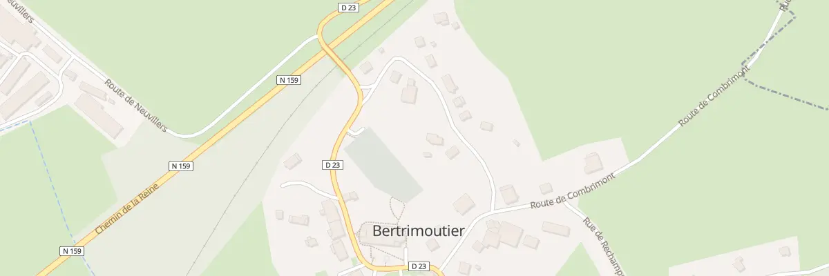 Plan du 9 Rue des Chênes à Bertrimoutier