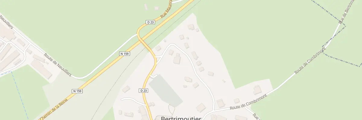 Plan du 15 Rue des Chênes à Bertrimoutier