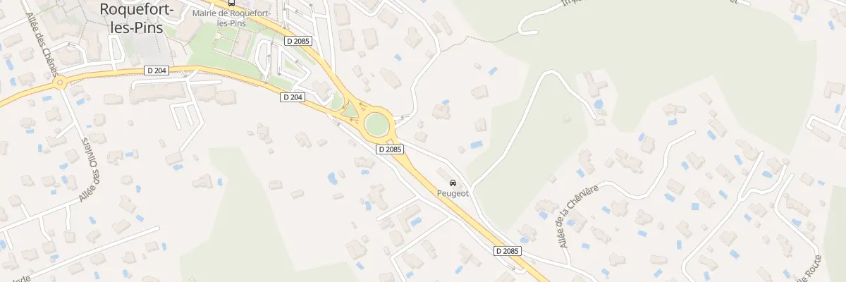 Plan du 6335 Les Claps à Roquefort-les-Pins