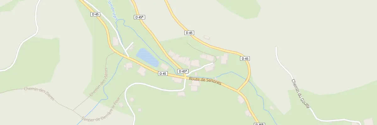 Plan du 7 Rte de Senones à Grandrupt