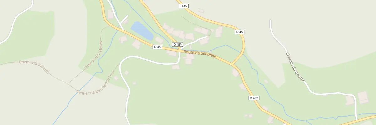 Plan du 1 Che Derriere le Four à Grandrupt