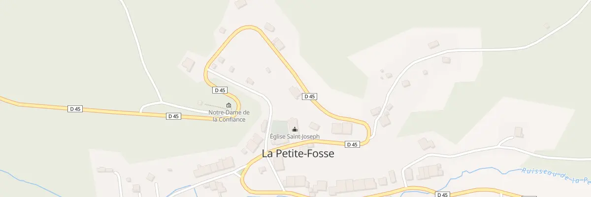 Plan du 43 Le Village à La Petite-Fosse