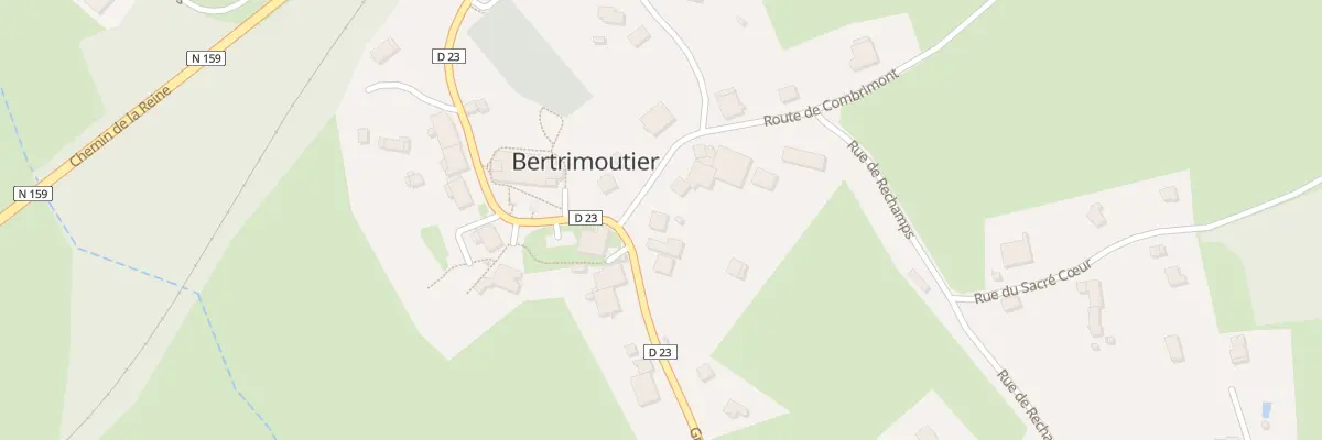 Plan du 1 Gr Grand Rue à Bertrimoutier