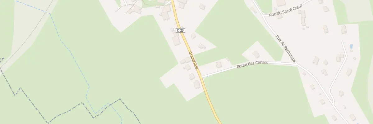 Plan du 14 Gr Grand Rue à Bertrimoutier