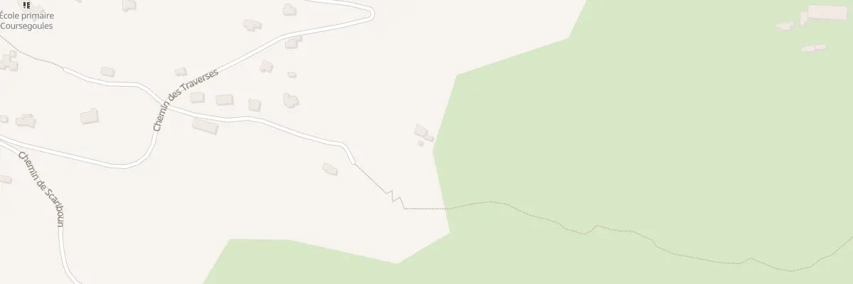 Plan du 5 Che de la Téoulière à Coursegoules