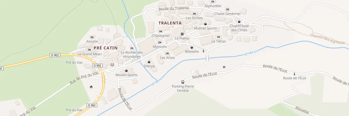 Plan du 5188 Le Tralenta à Bonneval-sur-Arc