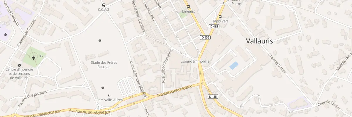 Plan du 52 Av Georges Clémenceau à Vallauris