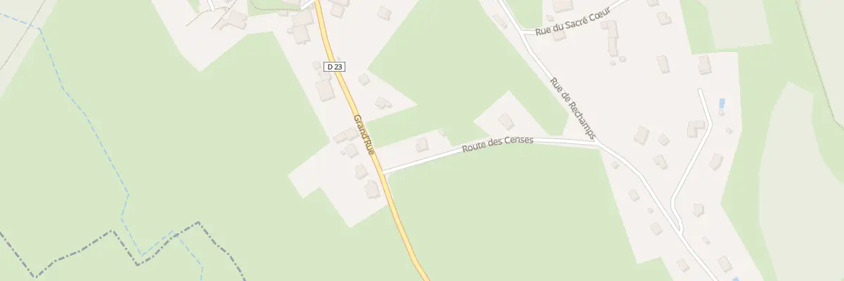 Plan du 3 Rte des Censes à Bertrimoutier