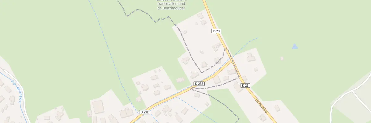 Plan du 495 Rue du Sergent Stoecklin à Bertrimoutier