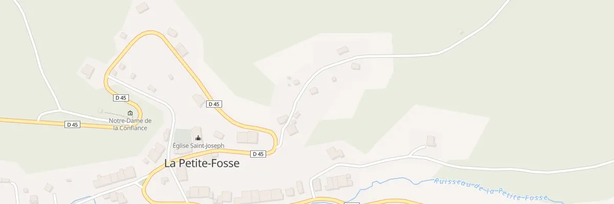 Plan du 38B Le Village à La Petite-Fosse