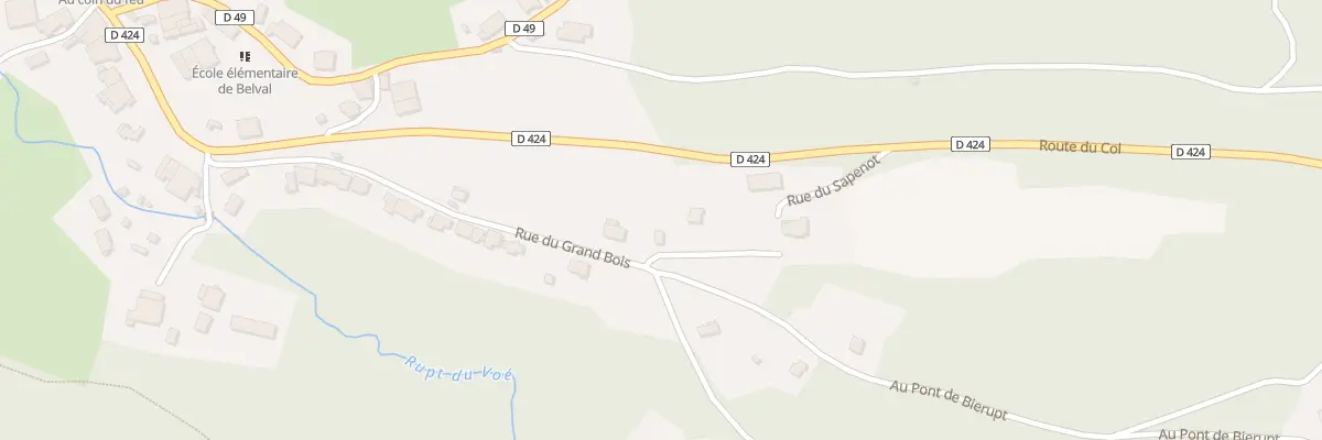 Plan du 5 Rue du Grand Bois à Belval