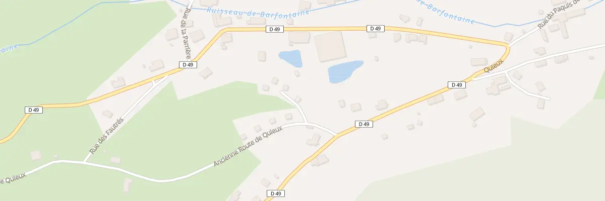 Plan du 4E Quieux au Saulcy