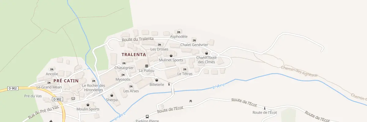 Plan du 5111 Le Tralenta à Bonneval-sur-Arc