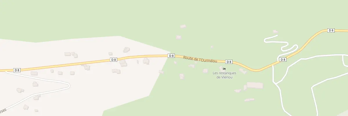 Plan du 1020 Rte de l’Ourméou à Coursegoules