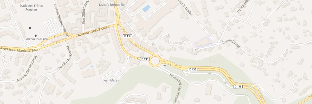 Plan du 71 Av Georges Clémenceau à Vallauris