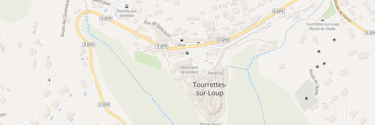 Plan du 2 Rue du Frêne à Tourrettes-sur-Loup