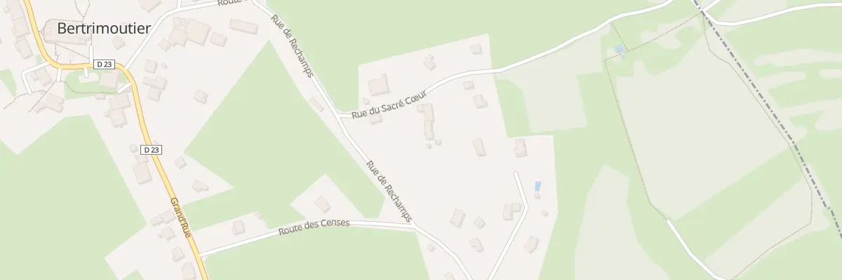 Plan du 5 Rue de Rechamps à Bertrimoutier