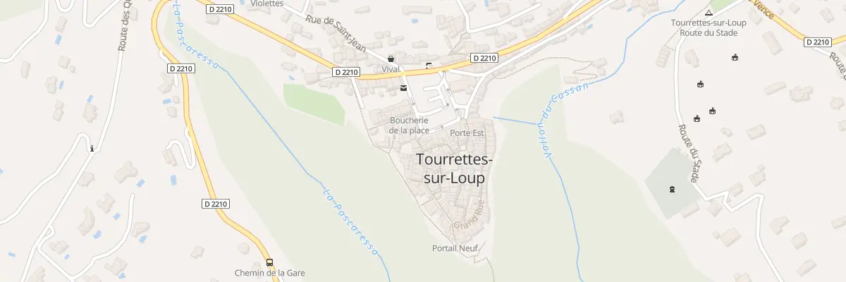 Plan du 8 Pl de la Libération à Tourrettes-sur-Loup