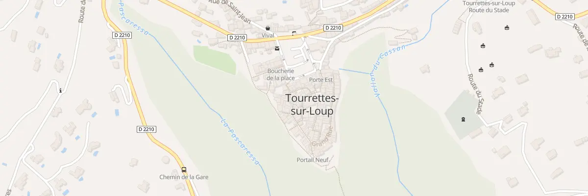 Plan du 9 Grand Rue à Tourrettes-sur-Loup