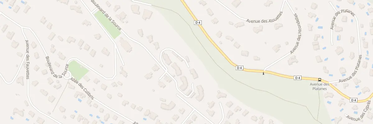 Plan du 223 Bd de la Source à Biot