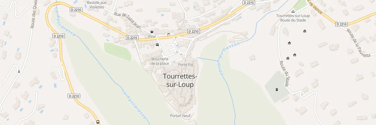 Plan du 3 Rue du Chateau à Tourrettes-sur-Loup