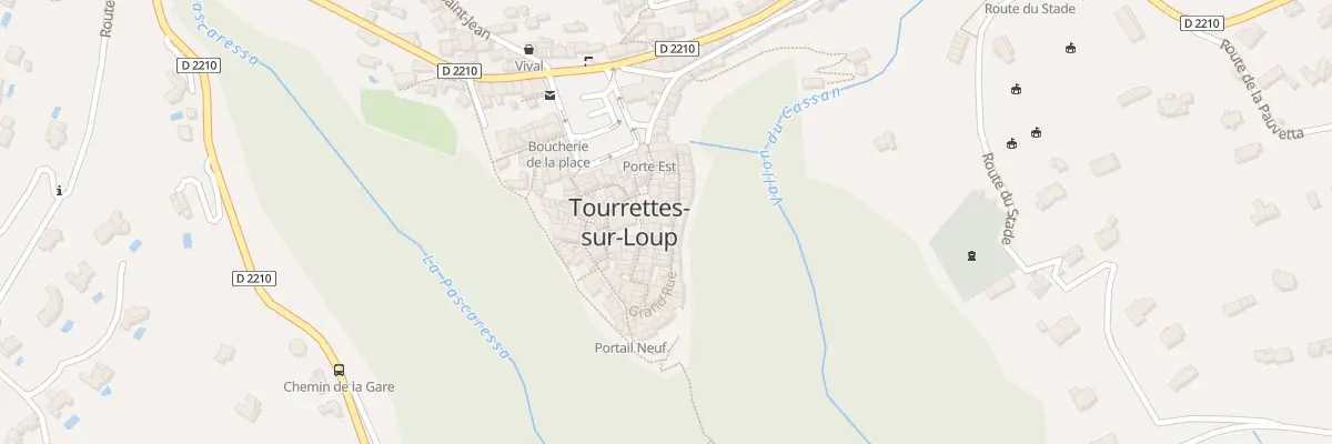 Plan du 65 Grand Rue à Tourrettes-sur-Loup