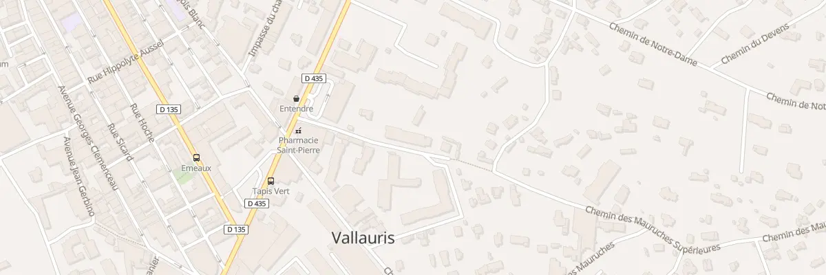 Plan du 165F Che Lintier à Vallauris