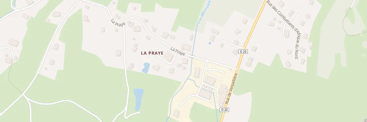 Plan du 5 La Praye à Ban-de-Laveline