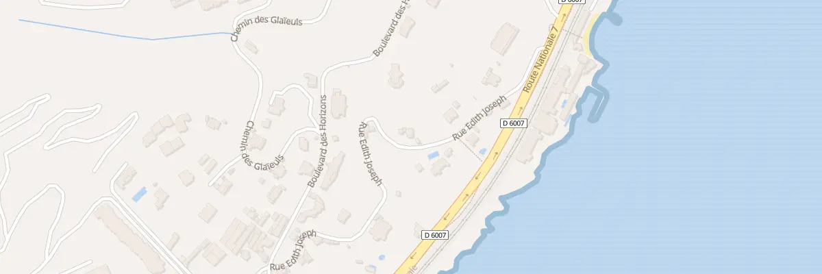 Plan du 212 Av Edith Joseph à Vallauris