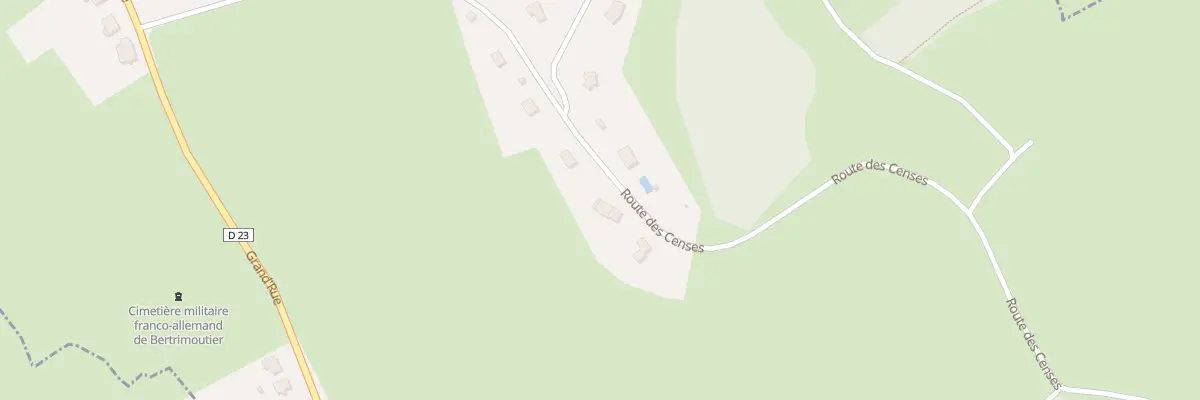 Plan du 24 Rte des Censes à Bertrimoutier
