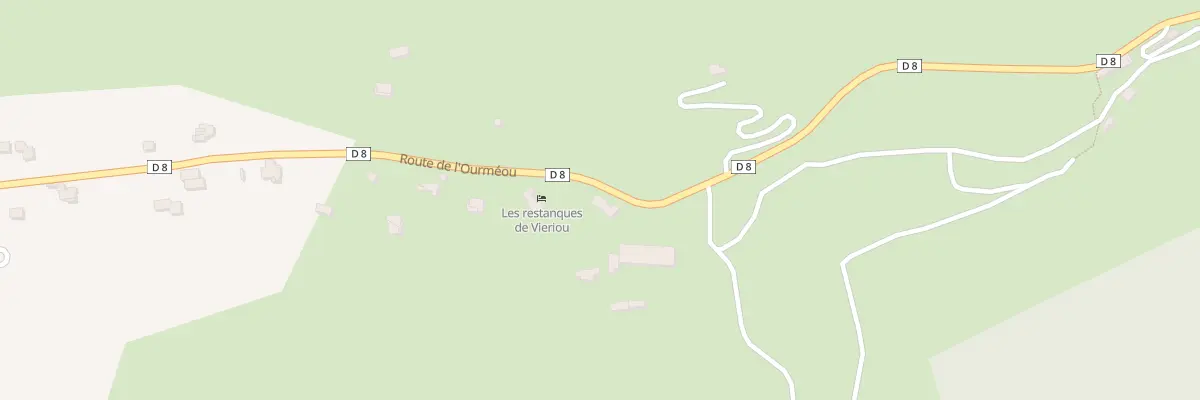 Plan du 1250 Rte de l’Ourméou à Coursegoules