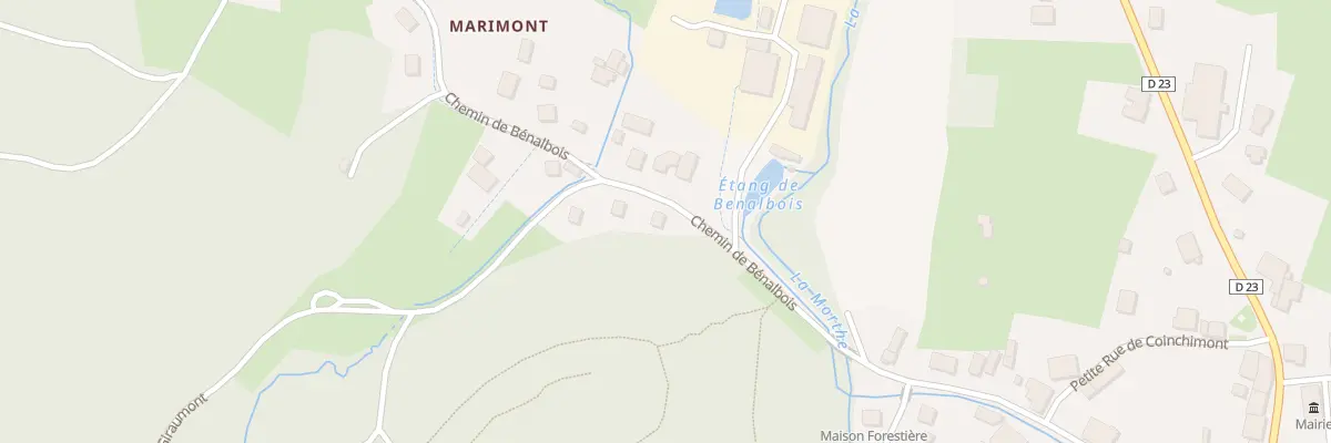 Plan du 1 Marimont à Ban-de-Laveline