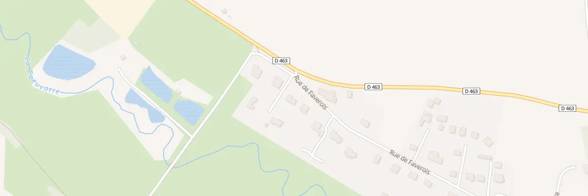 Plan du 29A Rue de Faverois à Florimont