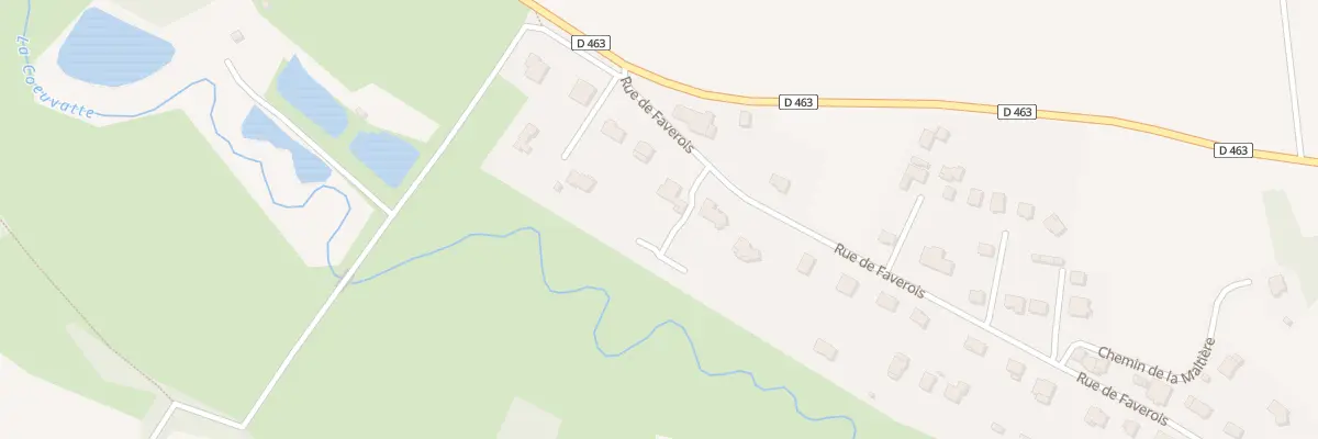Plan du 27A Rue de Faverois à Florimont