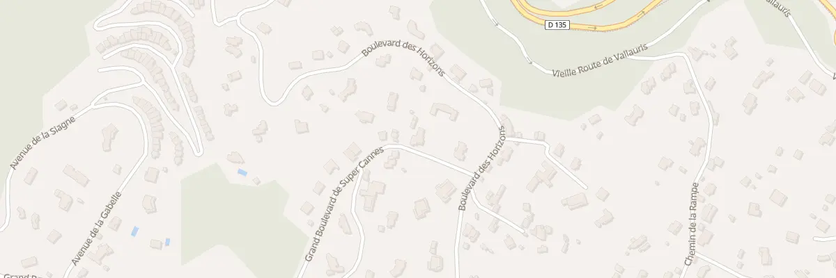 Plan du 86 Bd Grand du Super Cannes à Vallauris